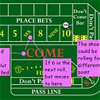 craps come bet